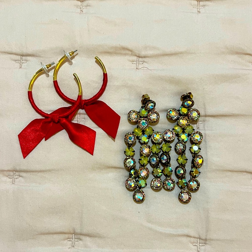 J. Crew Earrings Duo